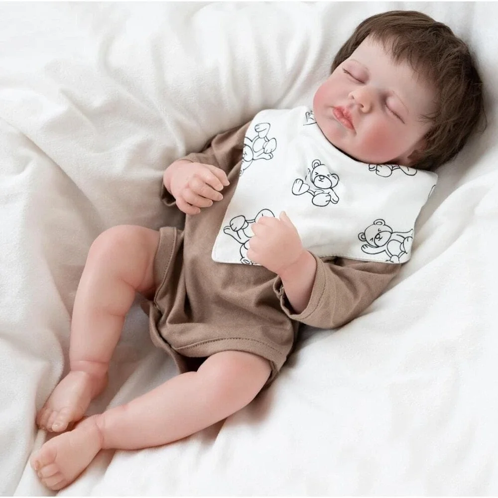 Realistic 20 Inch‎ Lifelike Sleeping Baby Boy Newborn